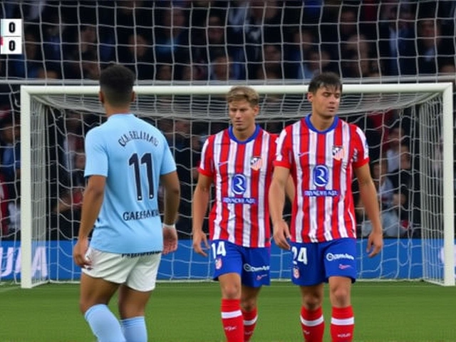 Atlético Madrid held 1-1 by winless Celta Vigo after red card